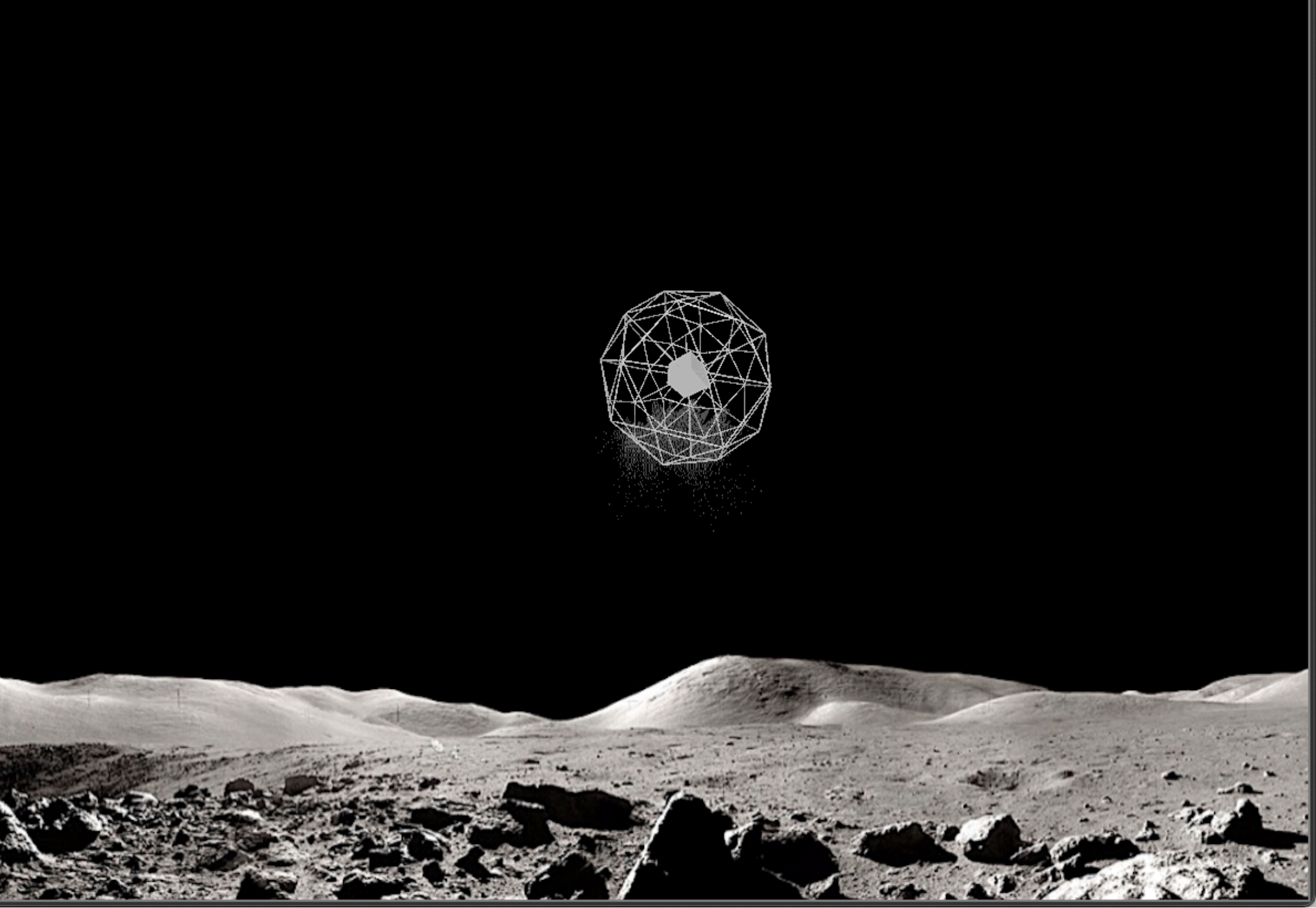 Illustration of a Lunar Pit